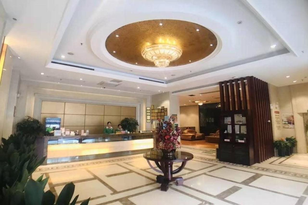 Greentree Inn Jiangsu Wuxi Jiangyin Zhouzhuang Shiji Avenue Business Hotel Exteriör bild