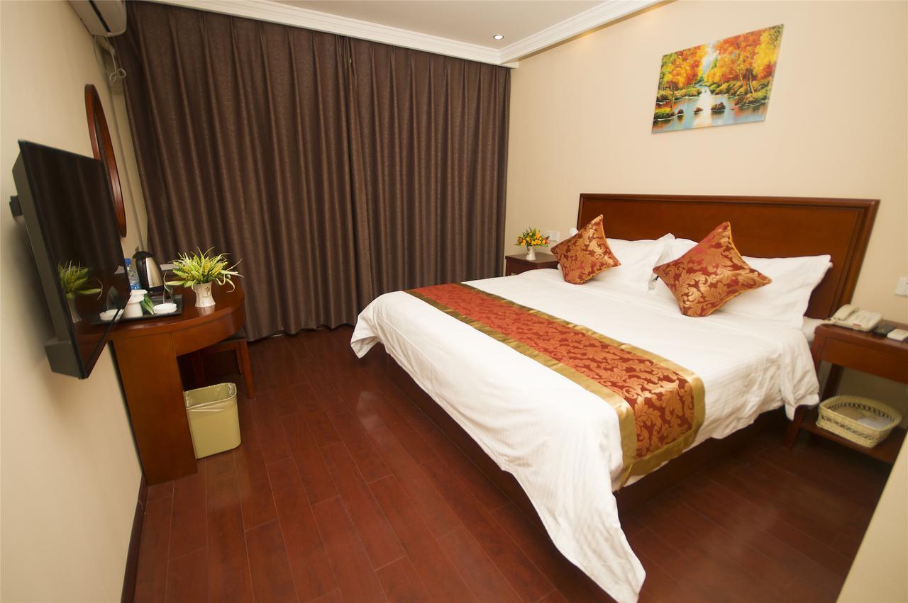 Greentree Inn Jiangsu Wuxi Jiangyin Zhouzhuang Shiji Avenue Business Hotel Exteriör bild