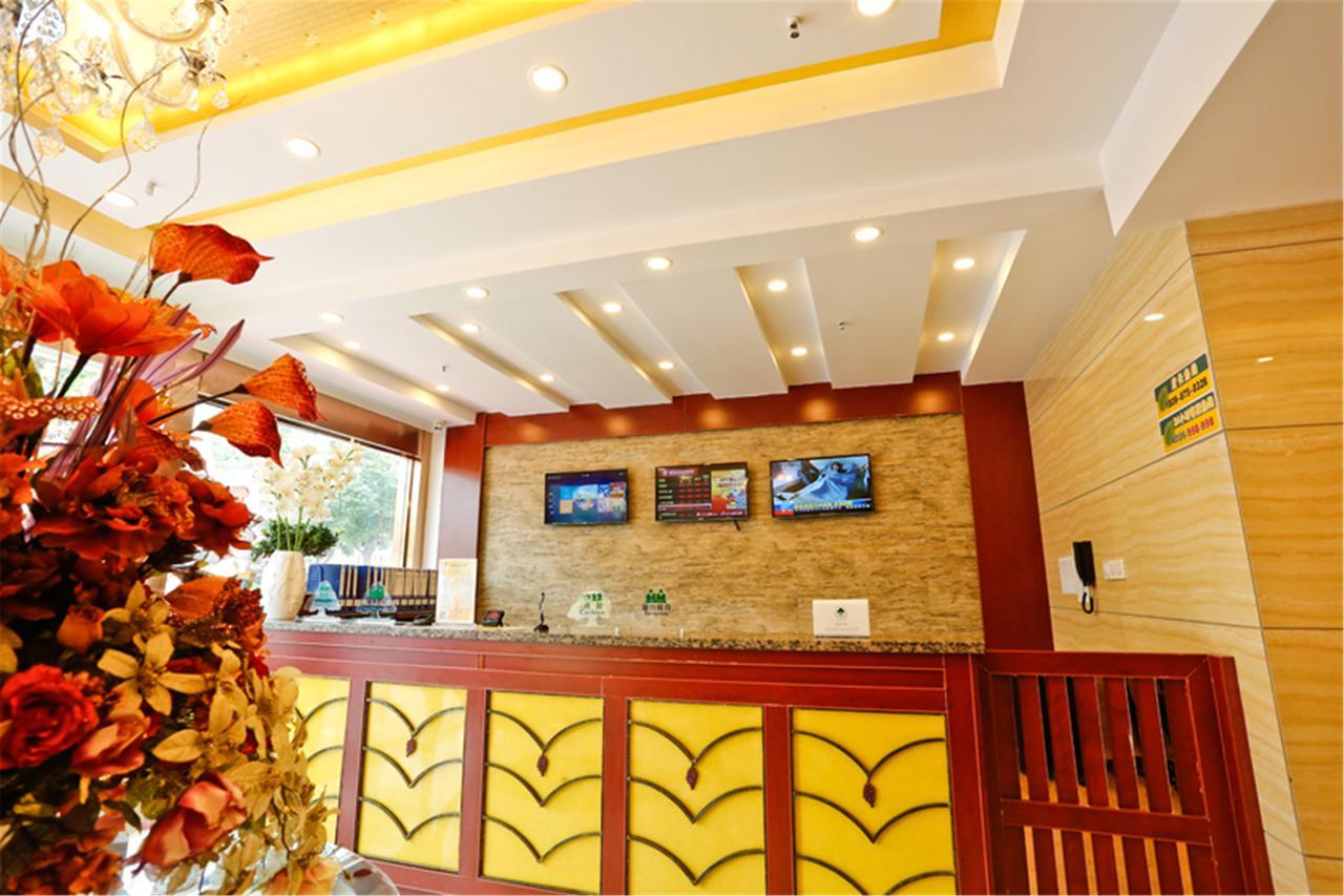 Greentree Inn Jiangsu Wuxi Jiangyin Zhouzhuang Shiji Avenue Business Hotel Exteriör bild